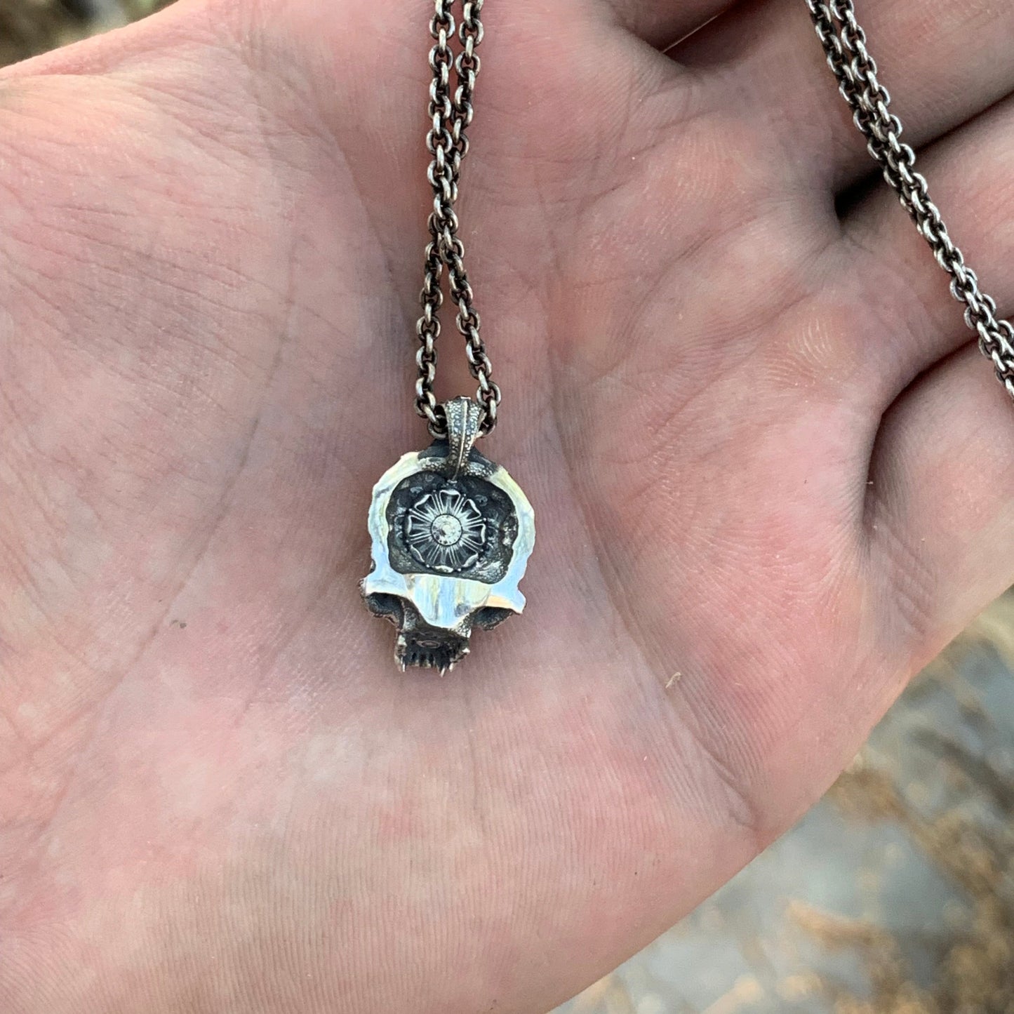 Mini Ornamental Pendant Sterling