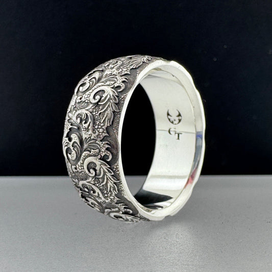 Baroque Band Sterling Silver