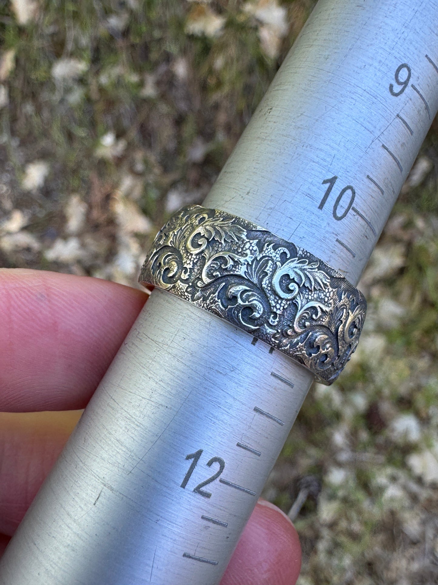 Baroque Band Sterling Silver