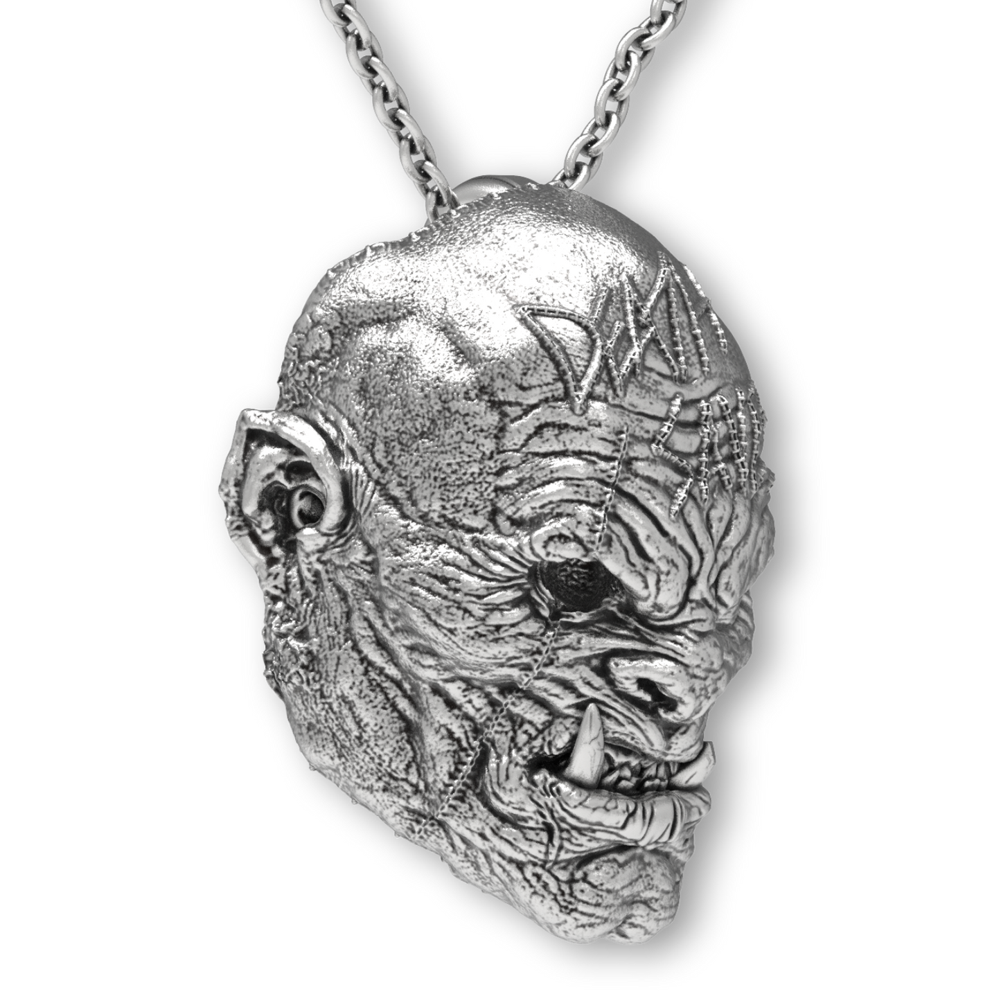 Orc Pendant | Silver