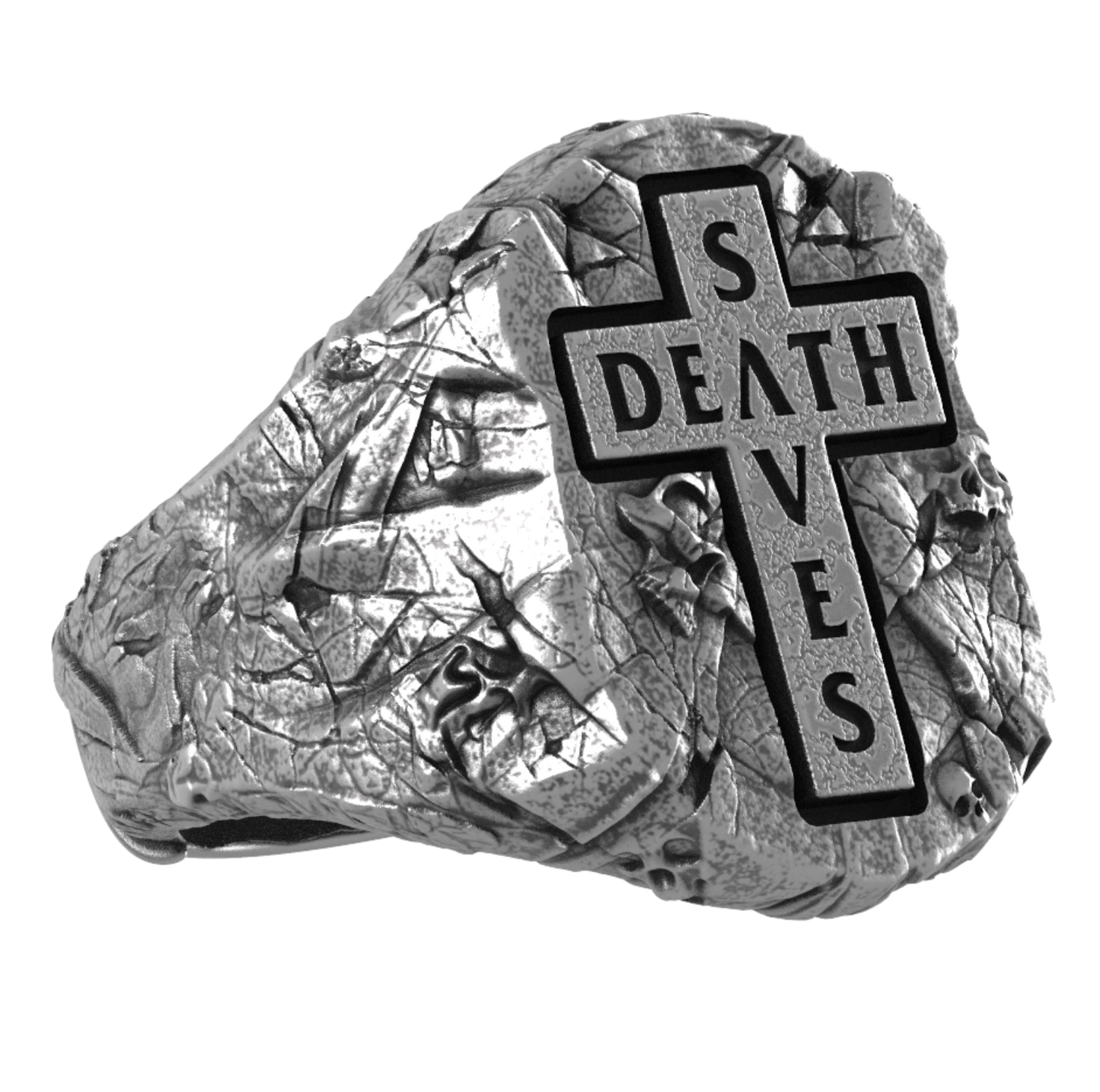 Death Saves Signet Ring | Silver