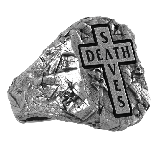 Death Saves Signet Ring | Silver