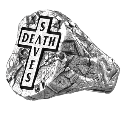Death Saves Signet Ring | Silver