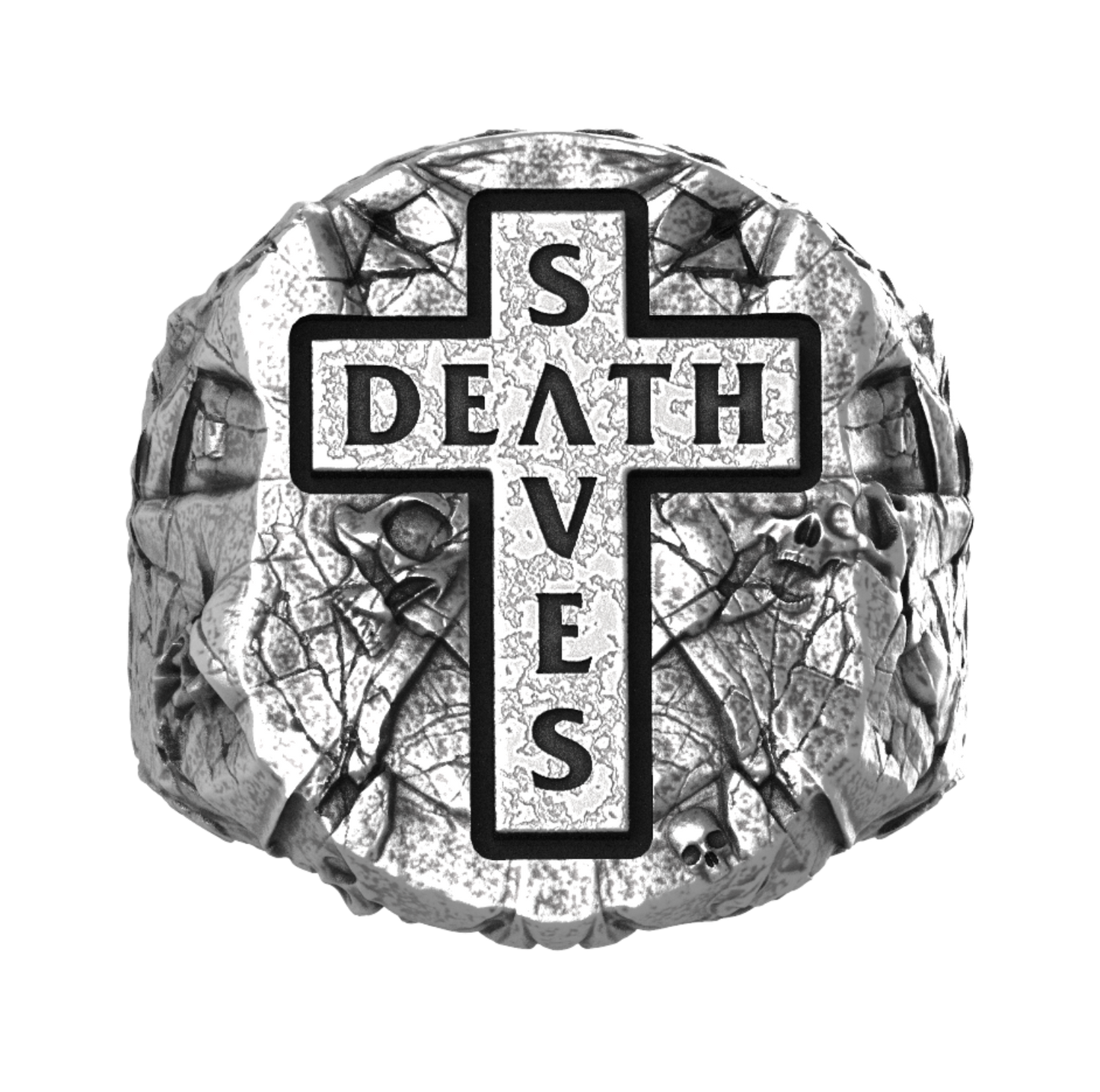 Death Saves Signet Ring | Silver