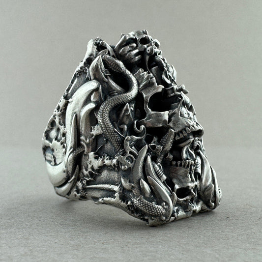 Tattoo Totem Sterling Silver