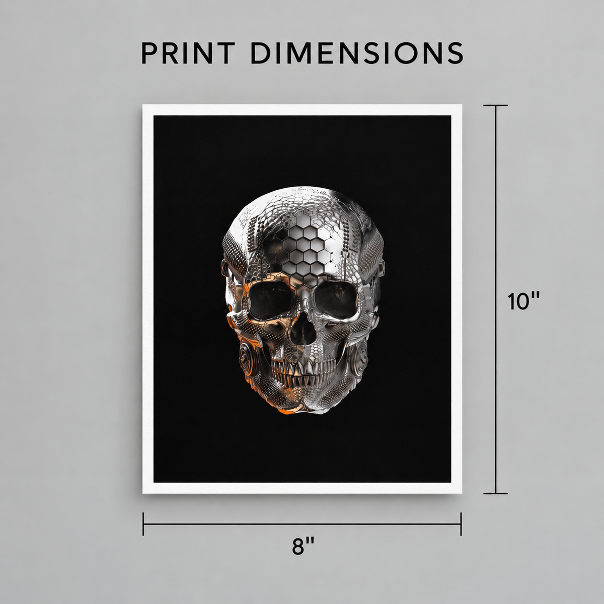 TechSkull.1 Art Print