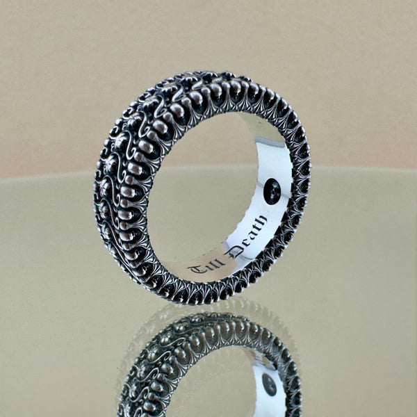Sterling Silver Till Death Band