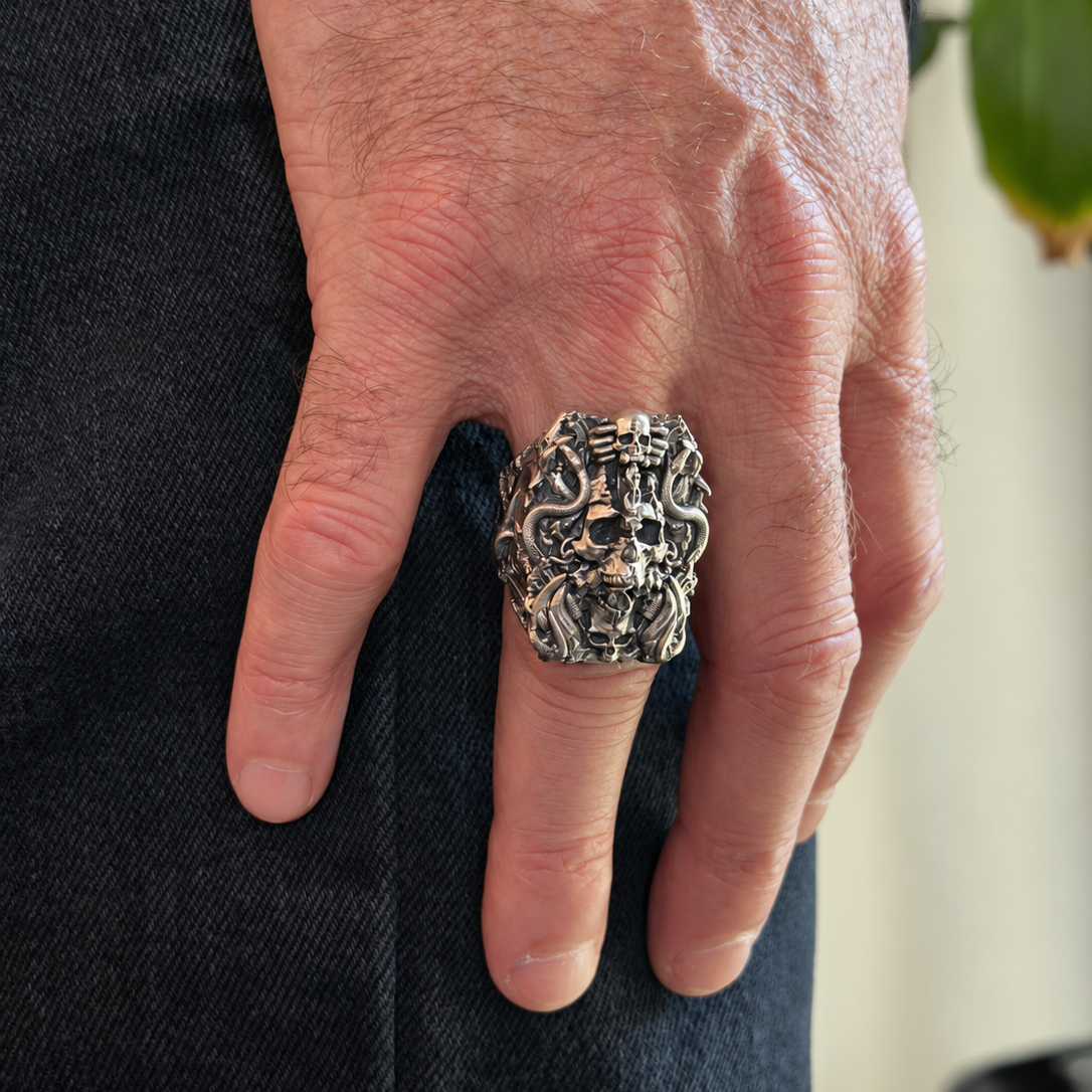 Tattoo Totem Sterling Silver