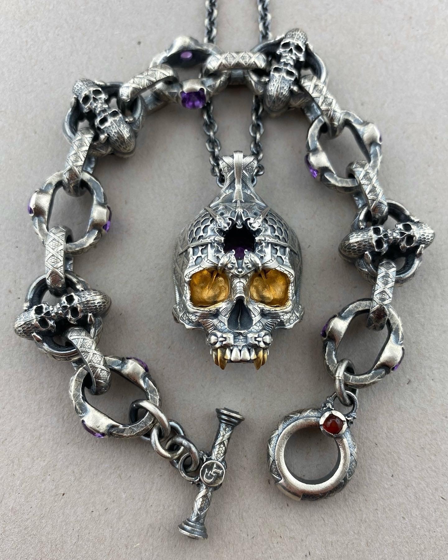 PsychedeliTech.4 Link Chain & Bracelet