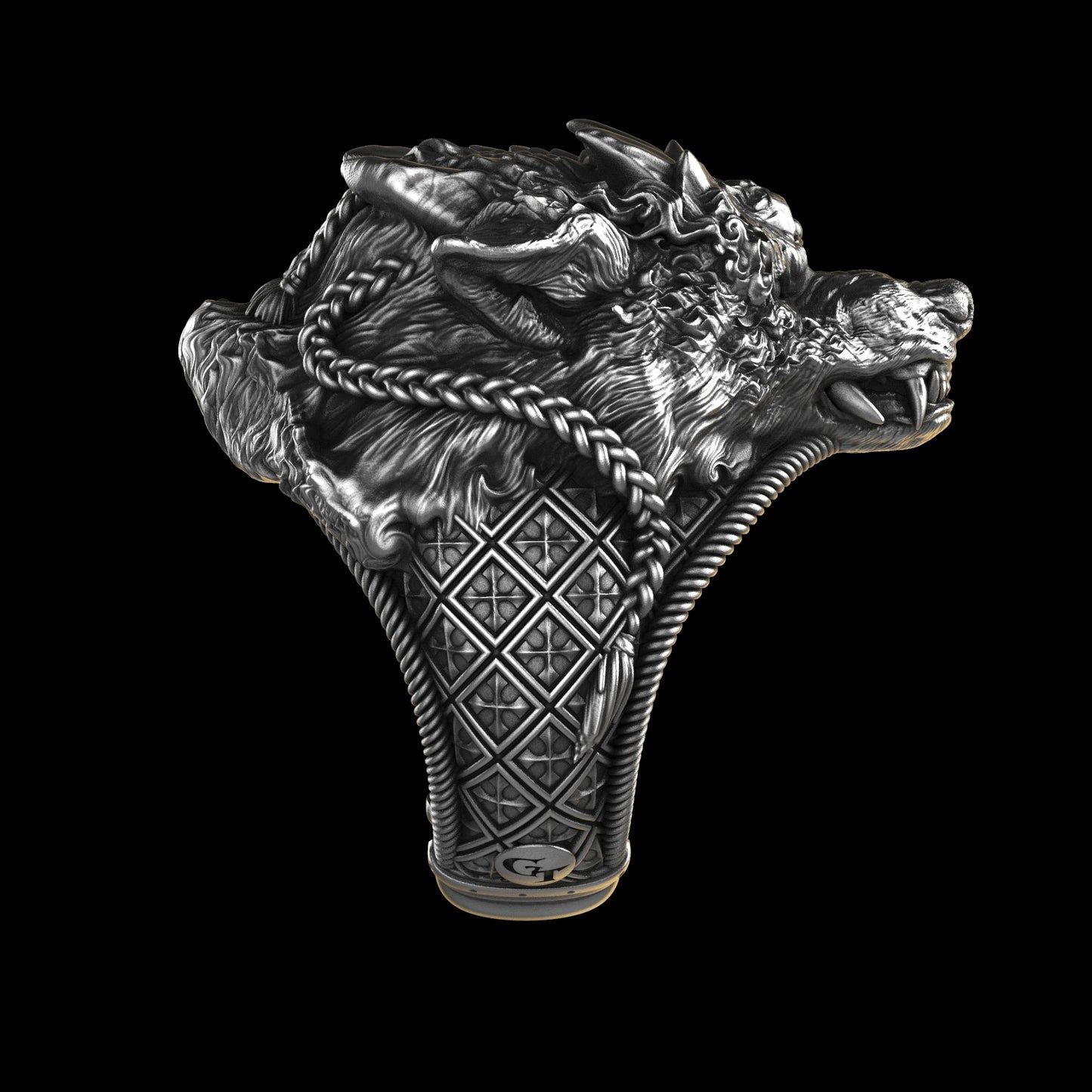 Wolf Shaman Mega Sterling Silver