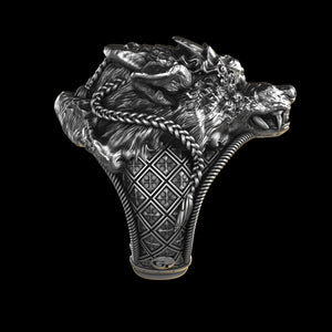 Wolf Shaman Mega Sterling Silver