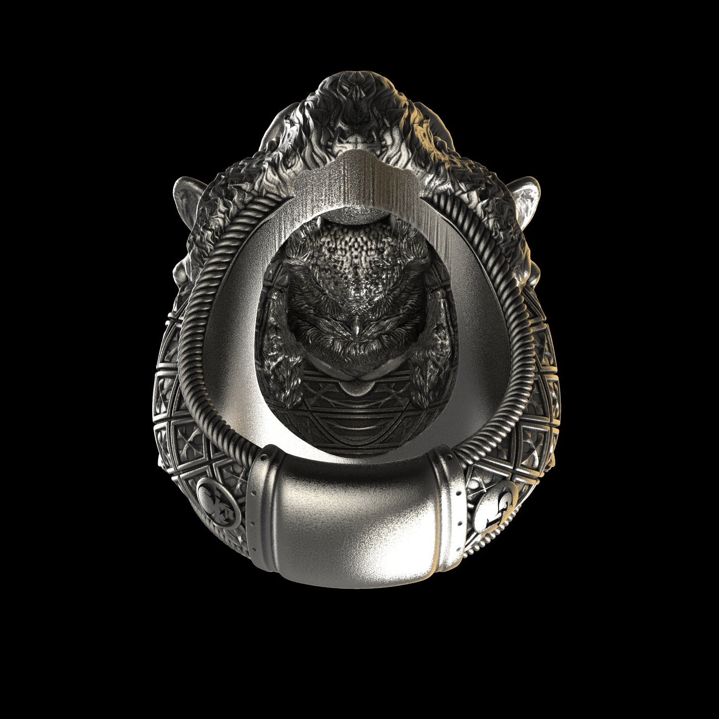 Wolf Shaman Mega Sterling Silver