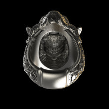 Load image into Gallery viewer, Wolf Shaman Mega Sterling Silver