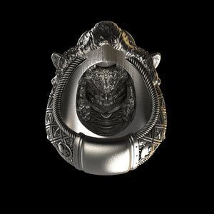 Wolf Shaman Mega Sterling Silver