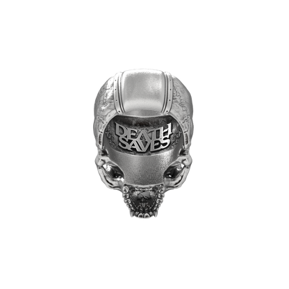 Smoking Skull Ring | Silver