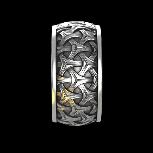 Techband.6 Sterling Silver Ring