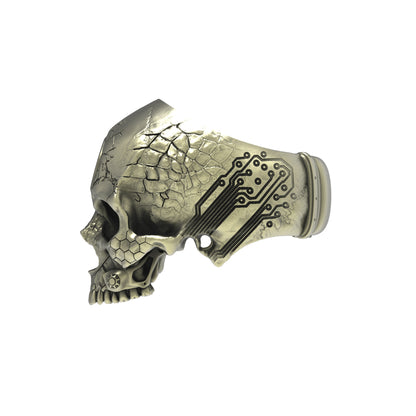 Brass TechSkull.2 Ring