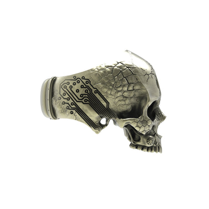 Brass TechSkull.2 Ring