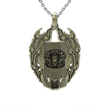 Load image into Gallery viewer, Brass TigerSkull Pendant