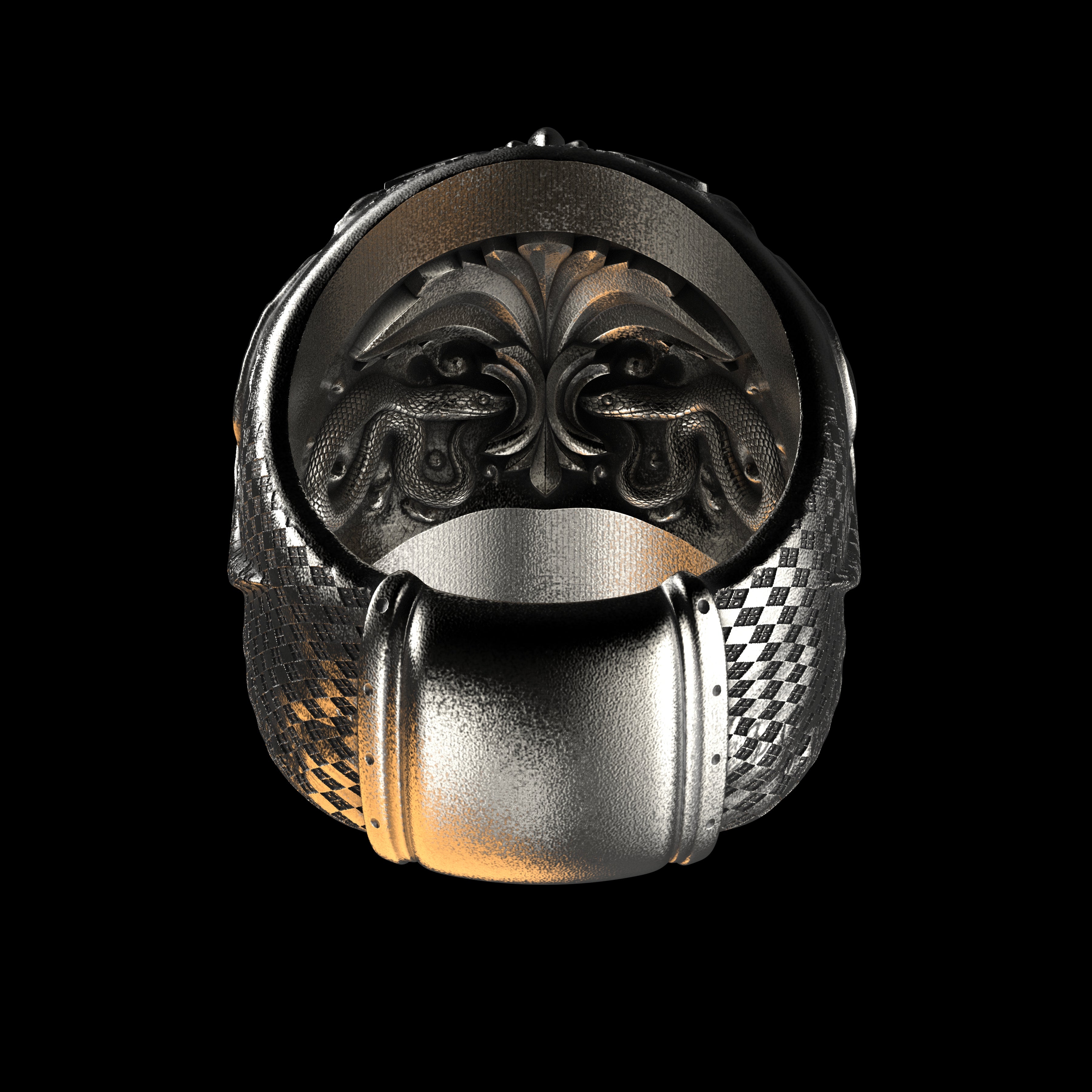 Sentinel Skull Ring Sterling Silver – Geoff Thomas Designs