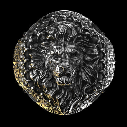 Size 10.5 Sovereign Lion Sterling Silver In Stock