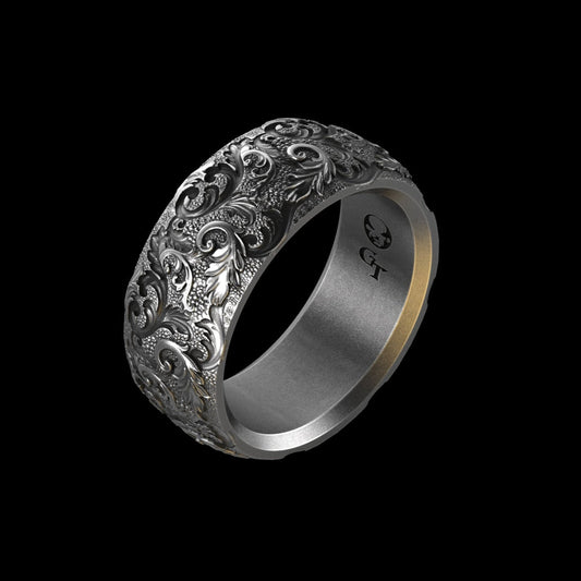 Baroque Band Sterling Silver