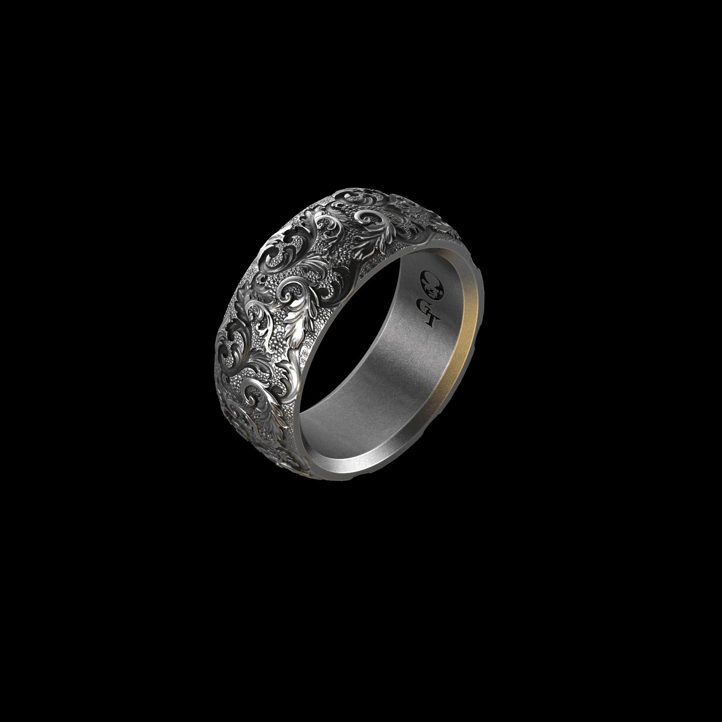 Baroque Band Sterling Silver