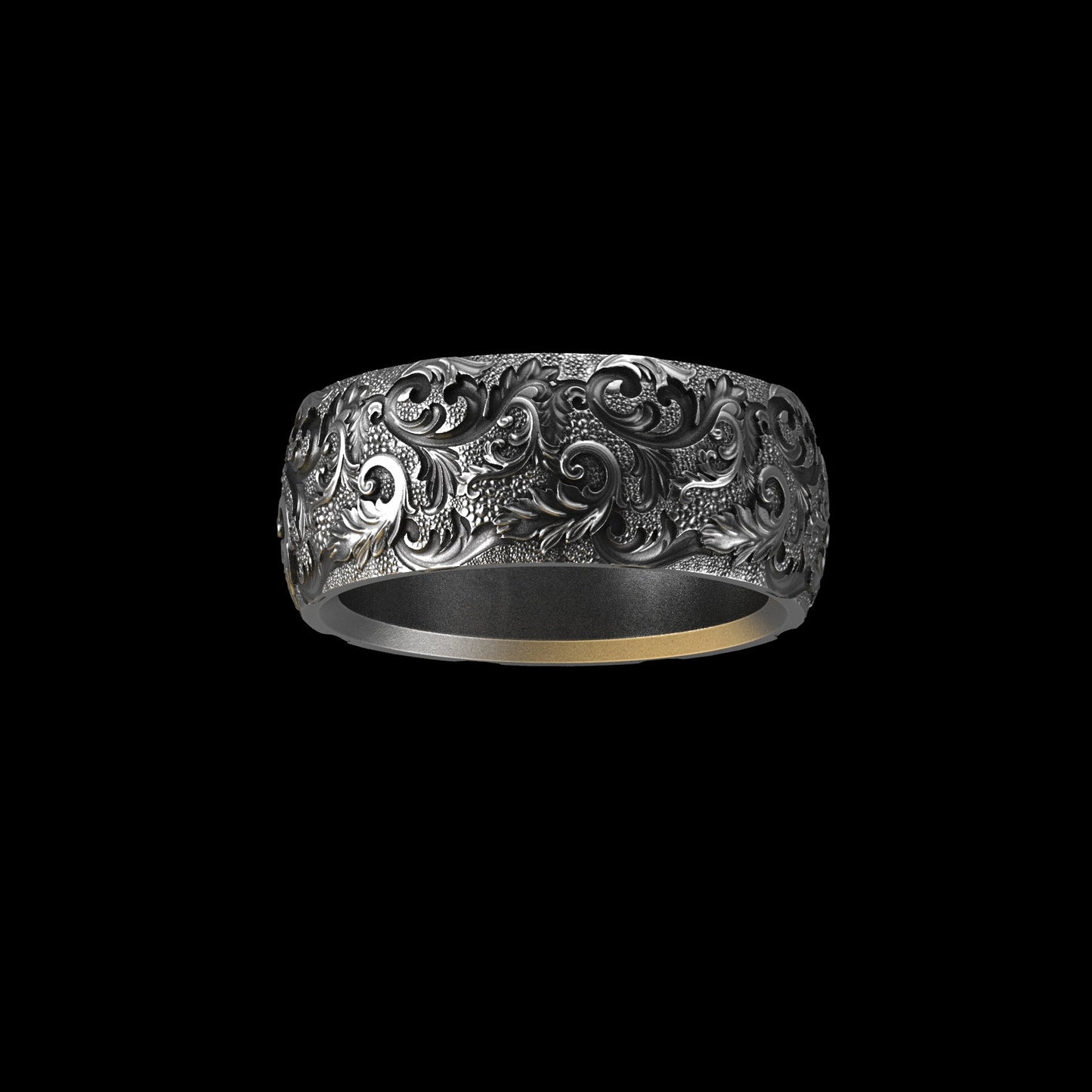 Baroque Band Sterling Silver