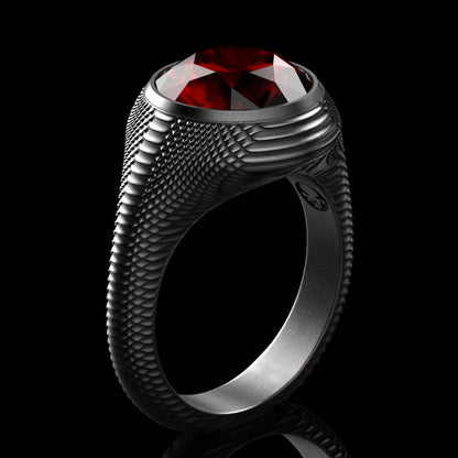 Serpentine Gem Signet Ring In Stock