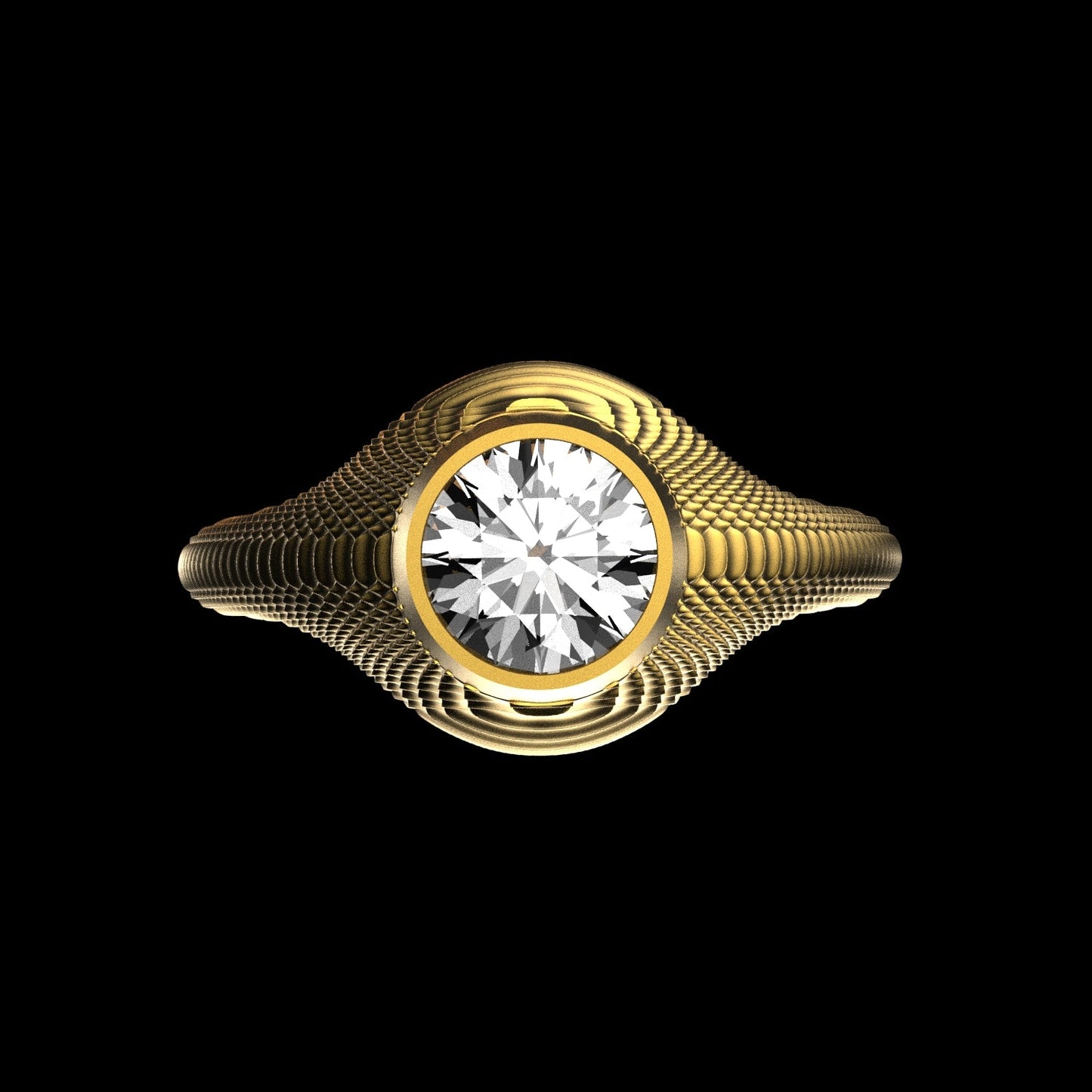 Serpentine Engagement Ring
