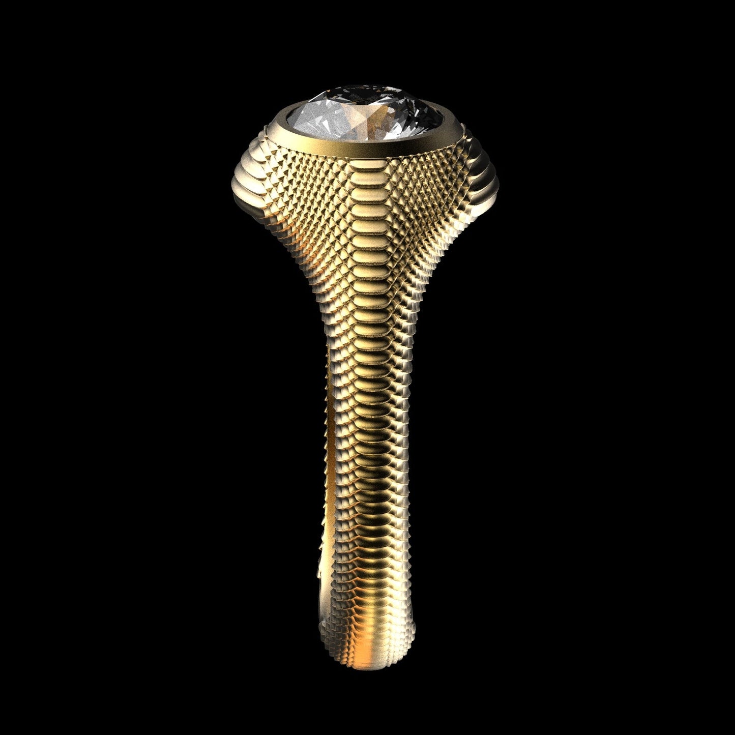 Serpentine Engagement Ring