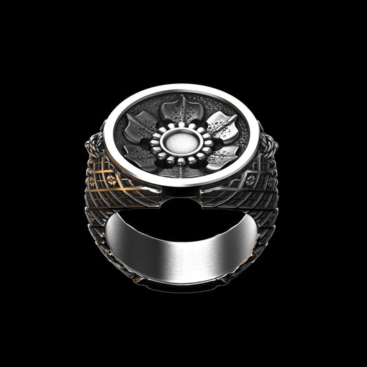 Lattice Signet Sterling Silver