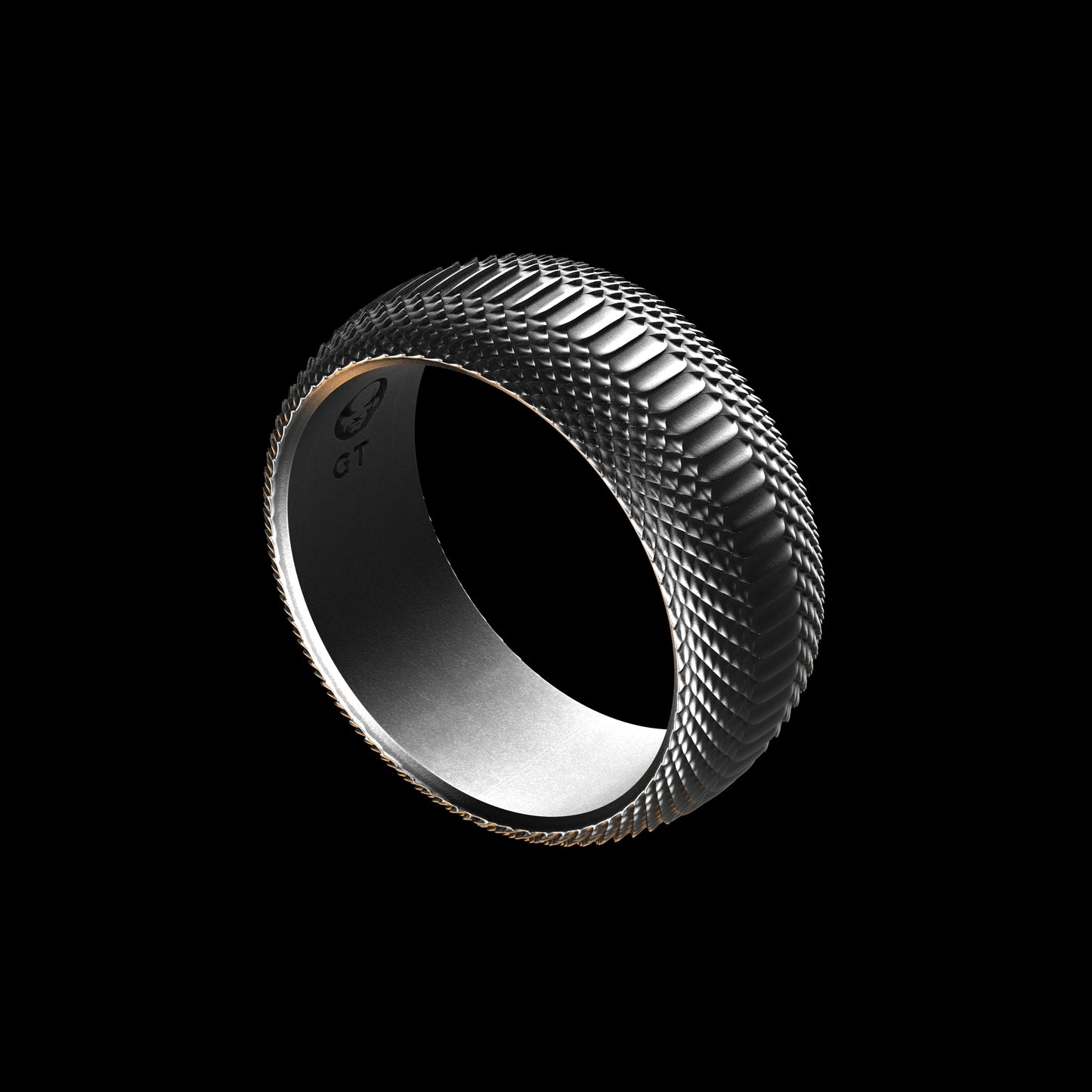 Serpentine Band Sterling Silver
