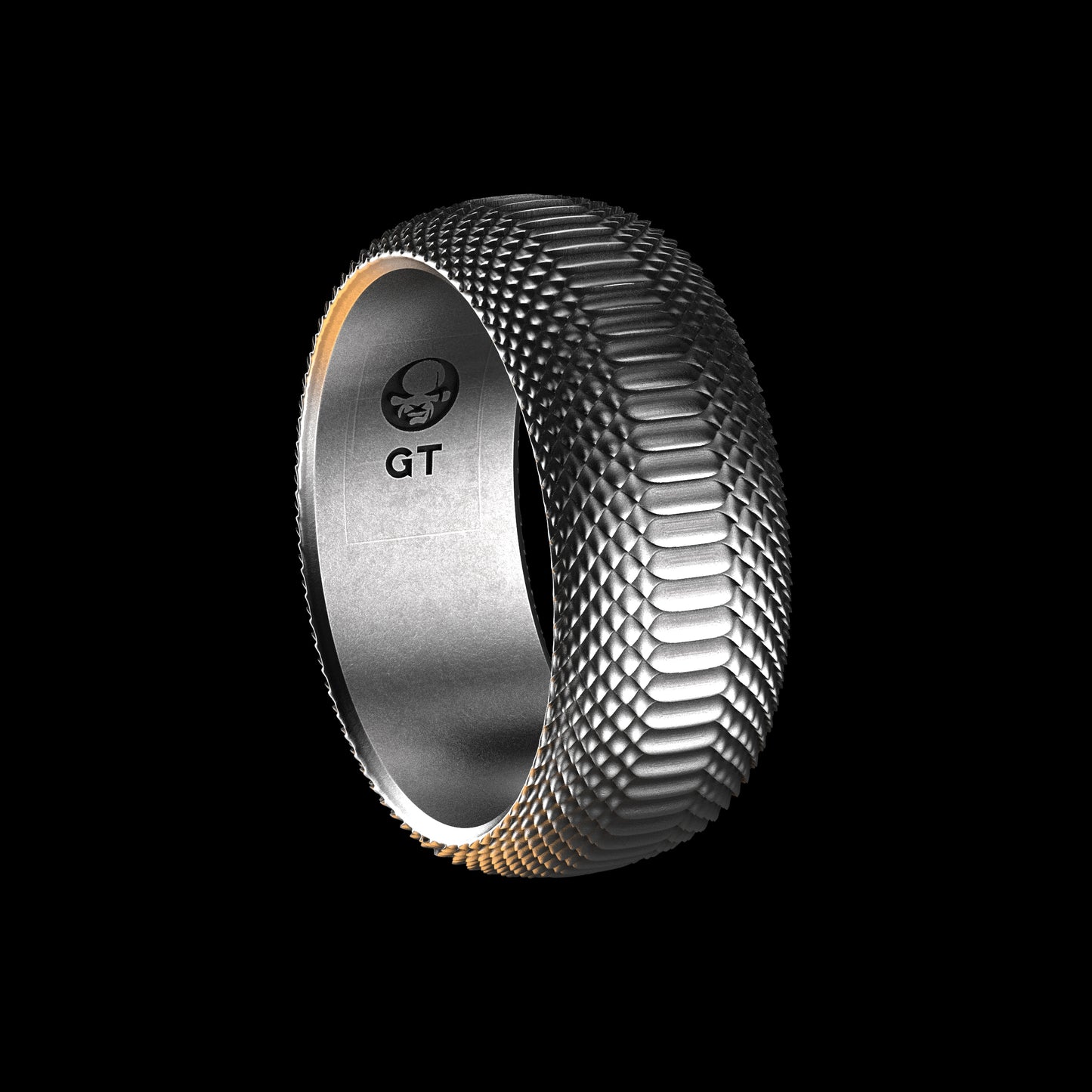 Serpentine Band Sterling Silver