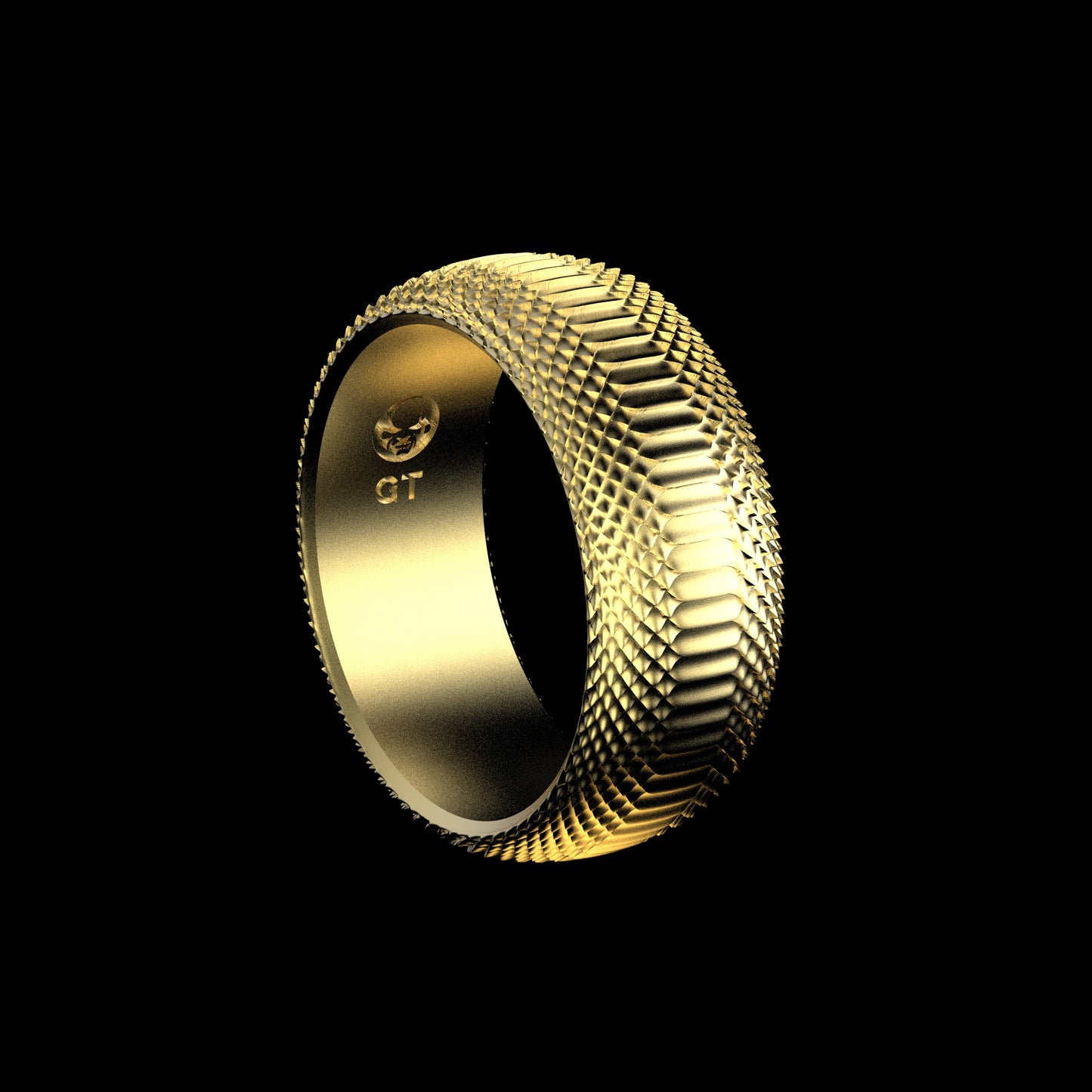 Gold Serpentine Band