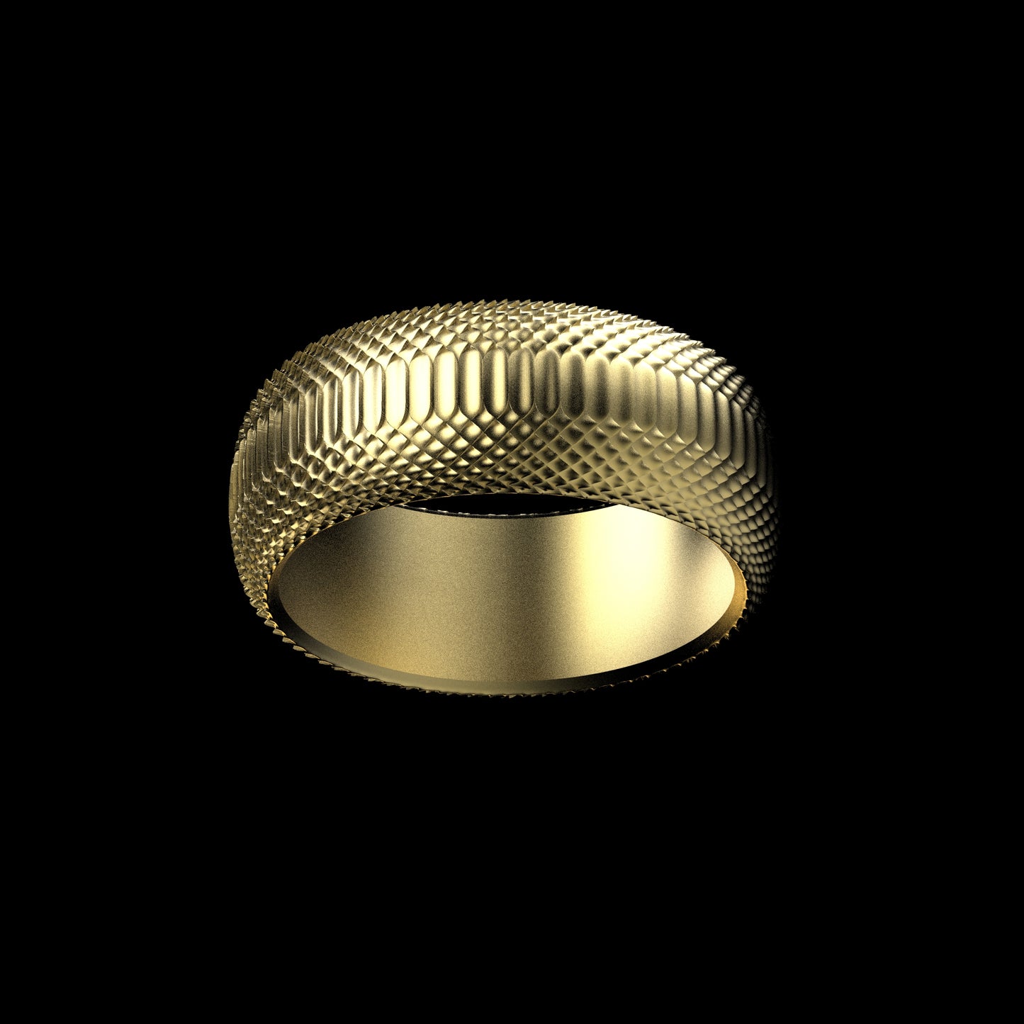 Gold Serpentine Band
