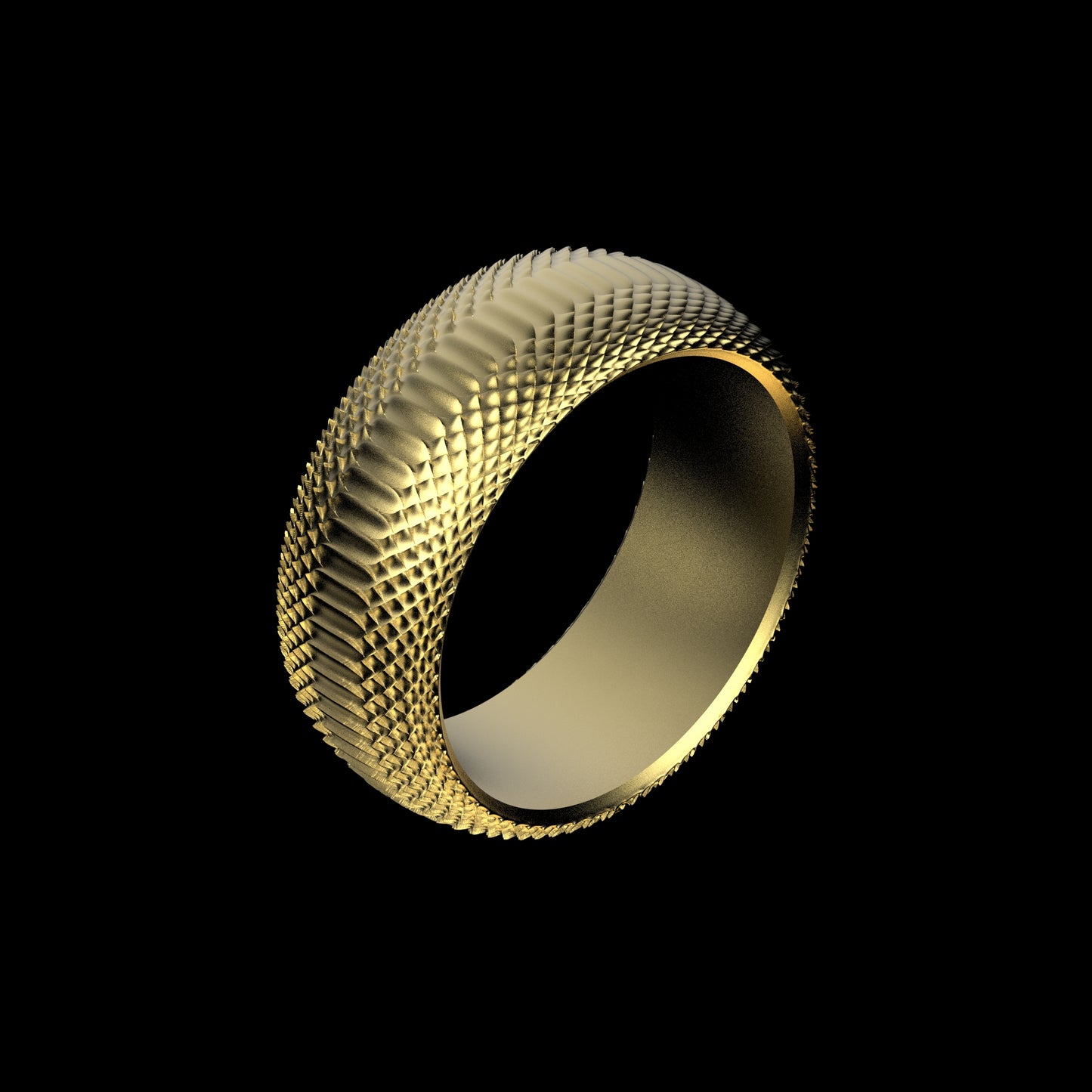 Gold Serpentine Band