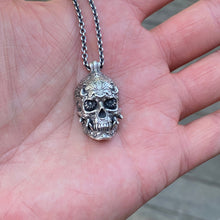 Load image into Gallery viewer, Mini Oni Pendant Sterling Silver