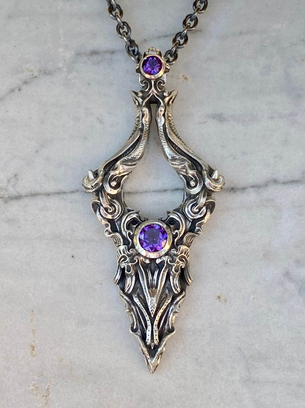 Gemstone Victory Pendant