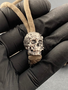 Lanyard Bead Oni Skull