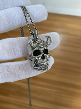 Load image into Gallery viewer, TechSkull.3 Pendant Sterling