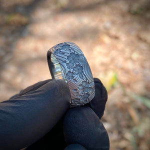 Anillo de flor de cerezo en plata de ley