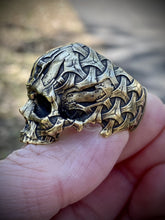 Load image into Gallery viewer, Brass TechSkull.6