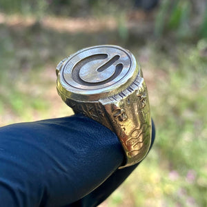 Bronze Power Signet Ring