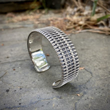 Load image into Gallery viewer, Bracketed Cuff Sterling Silver