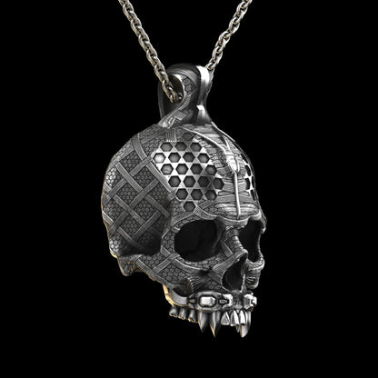TechSkull.4 Sterling Pendant