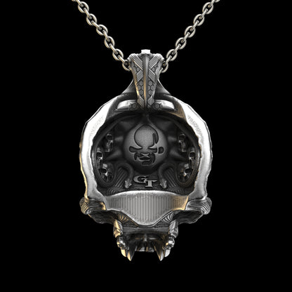 TechSkull.4 Sterling Pendant