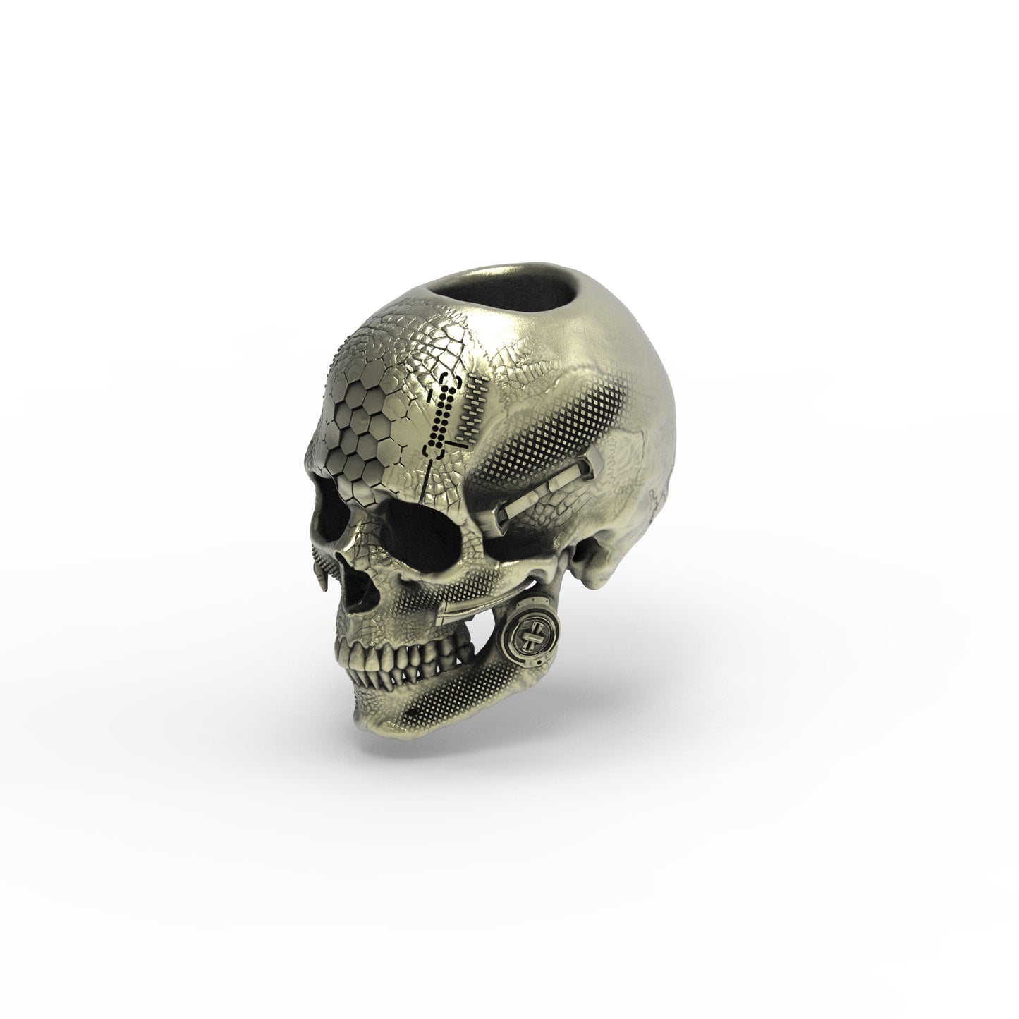 Lanyard Bead TechSkull.1