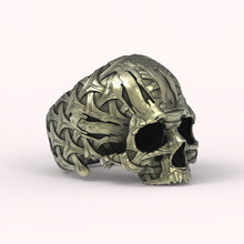 Load image into Gallery viewer, Brass TechSkull.6