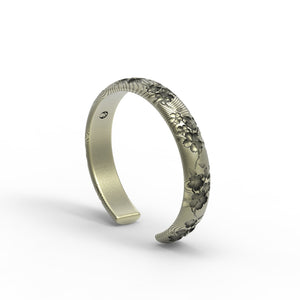 Bronze Cherry Blossom Cuff Bracelet